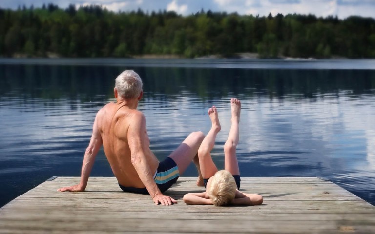 Ruhe und Stille im Seenland Saimaa, Finnland