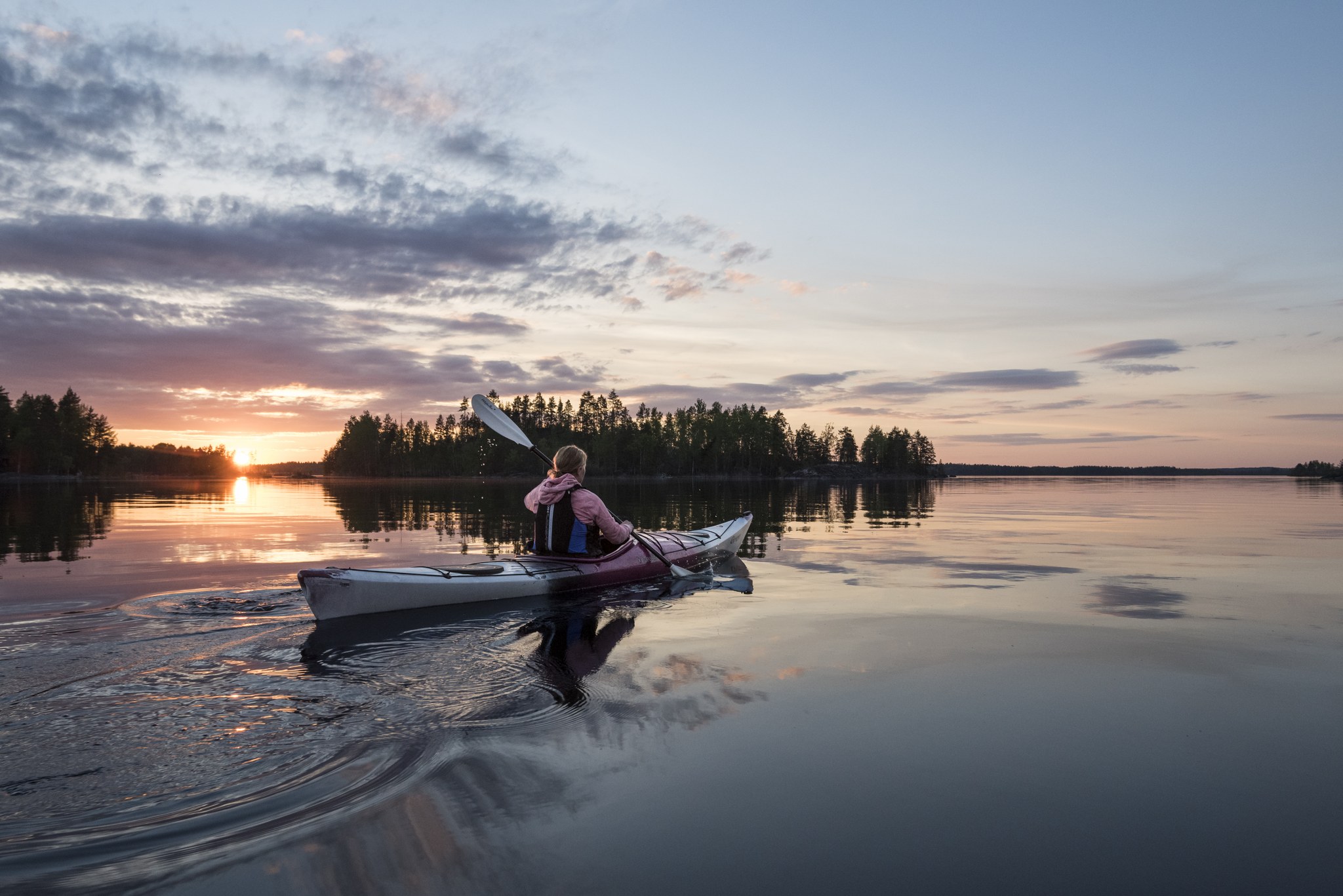 Canoeing in Rantasalmi