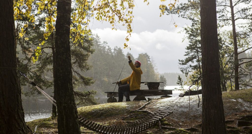 fisherman rain